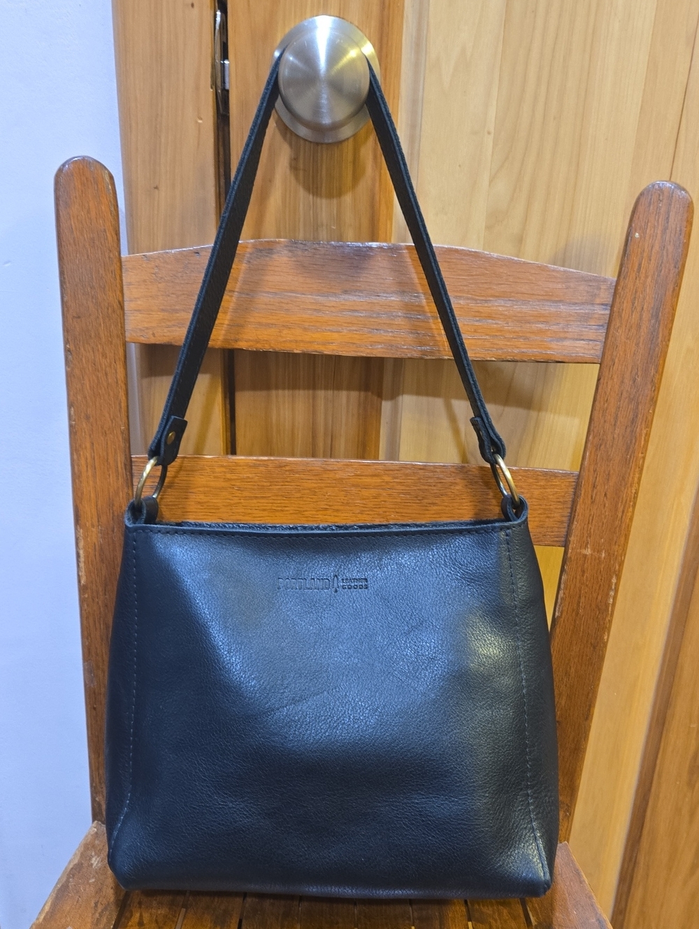 Portland Leather Goods Triangle Shoulder Bag